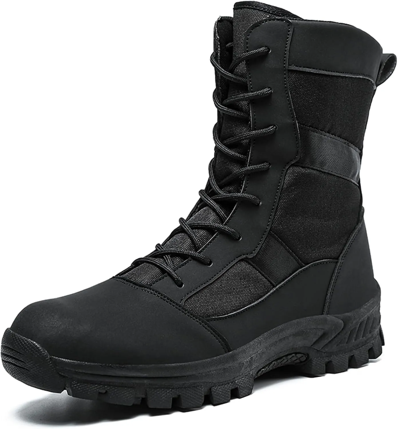Men's Waterproof Hiking Boots Lightweight Work Boots Military Tactical Boots Durable Combat Boots