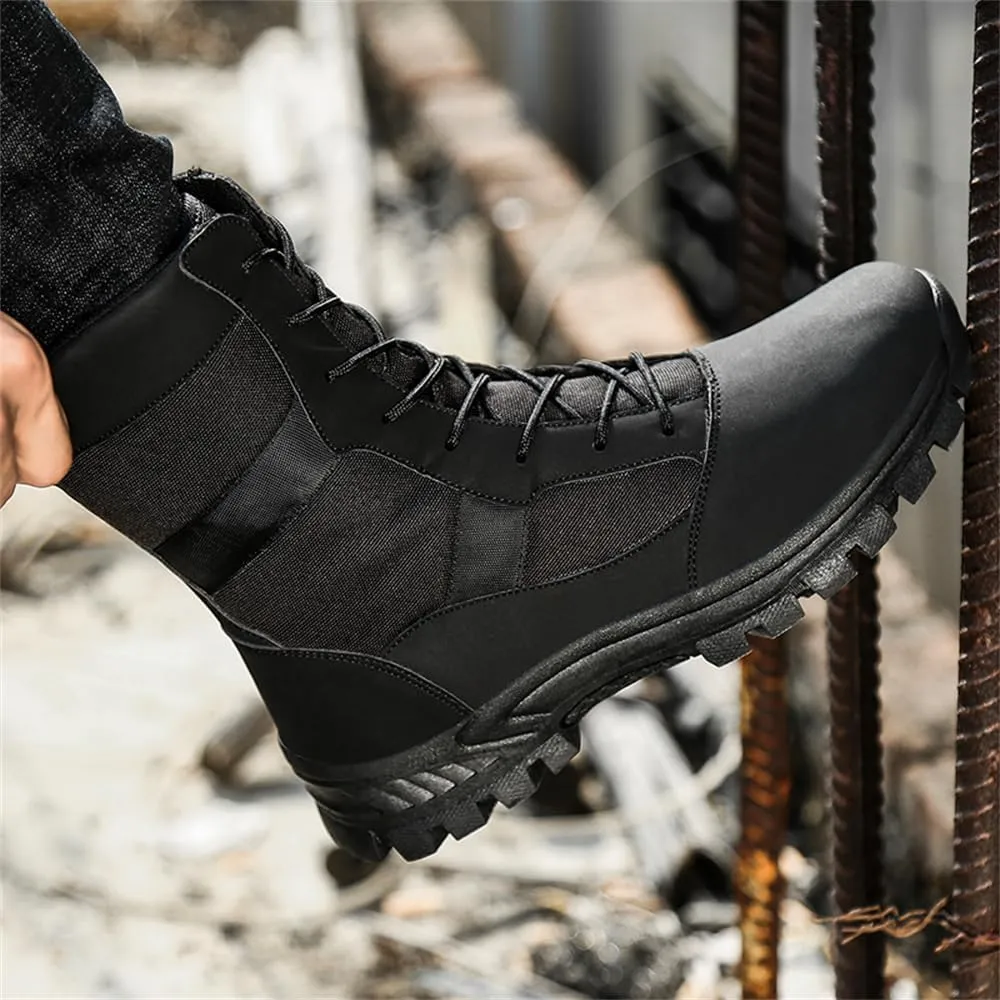 Men's Waterproof Hiking Boots Lightweight Work Boots Military Tactical Boots Durable Combat Boots