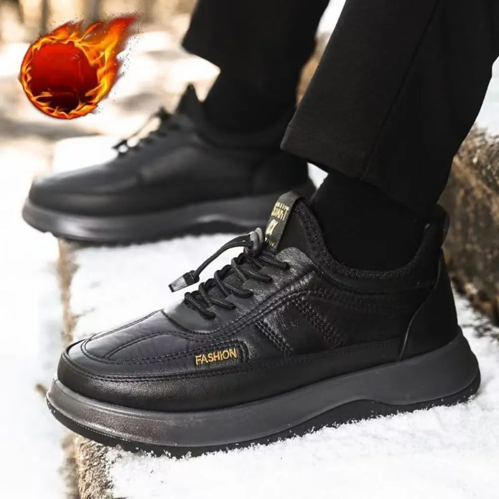Mens Winter Boots Snow Shoes Casual Lightweight Waterproof Snow Boots Anti-Slip Fur Lined Trekking Backpacking Hiking Boots Hiking Boots Comfortable Outdoor