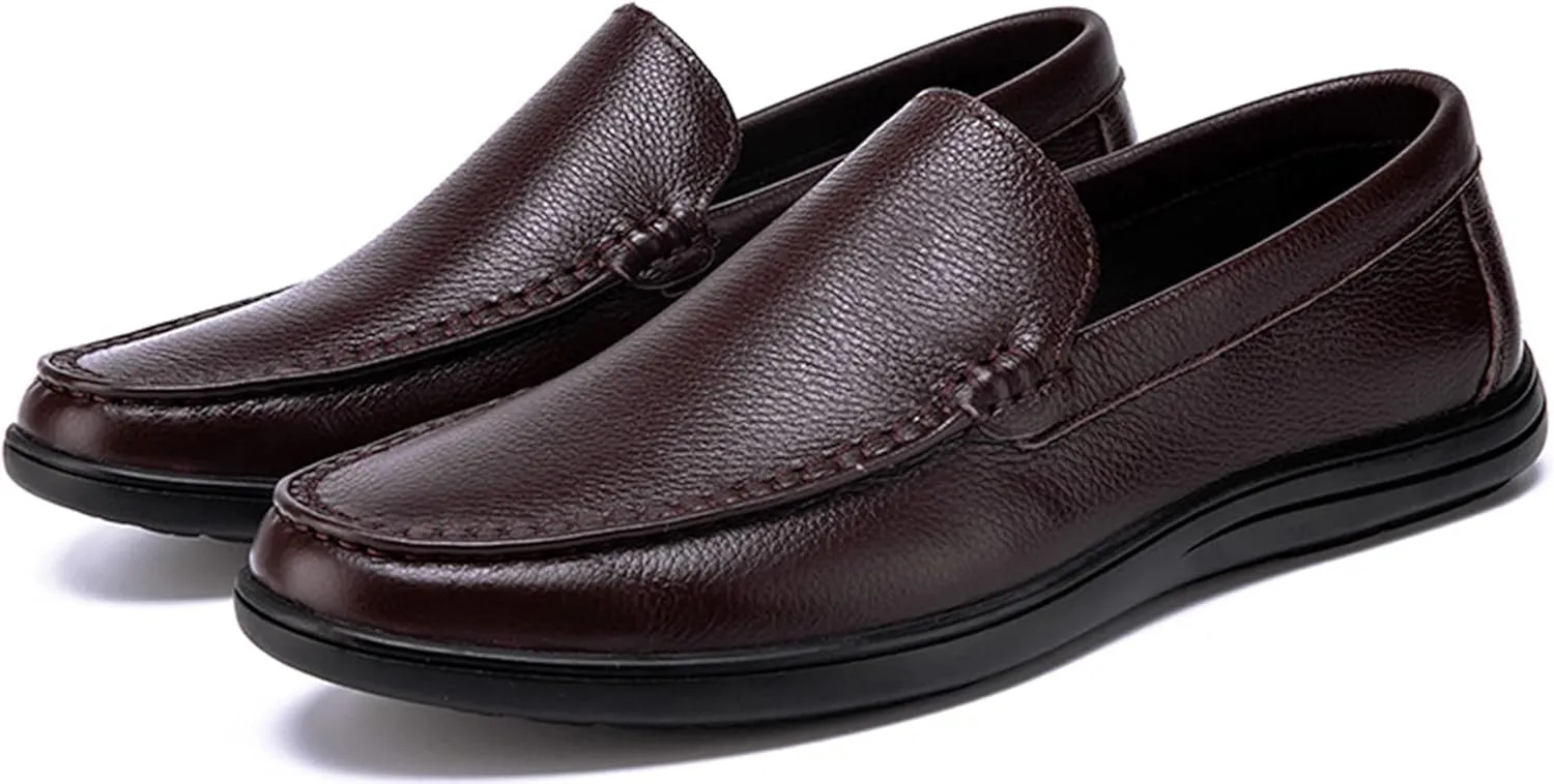 Minishion Driving Shoes for Men Fashion Business Dress Loafers 1667#