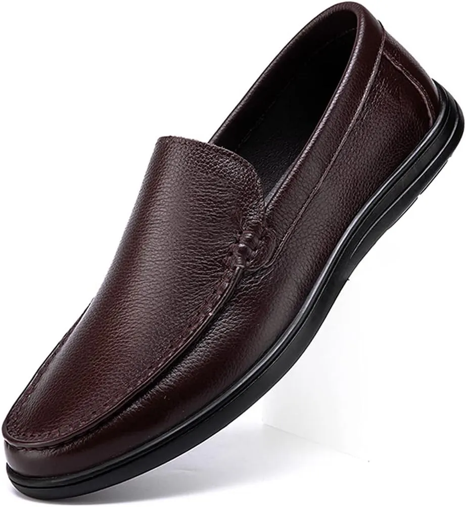 Minishion Driving Shoes for Men Fashion Business Dress Loafers 1667#