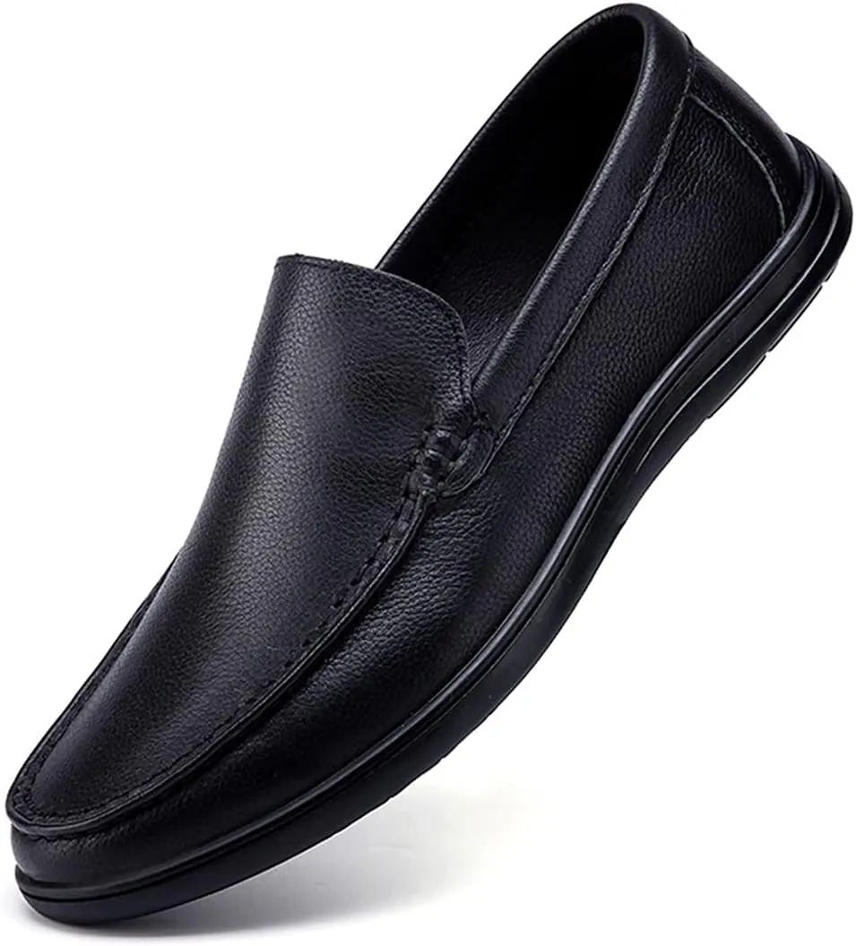 Minishion Driving Shoes for Men Fashion Business Dress Loafers 1667#