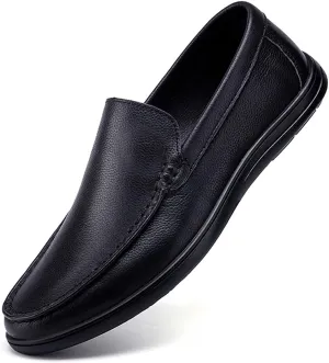 Minishion Driving Shoes for Men Fashion Business Dress Loafers 1667#