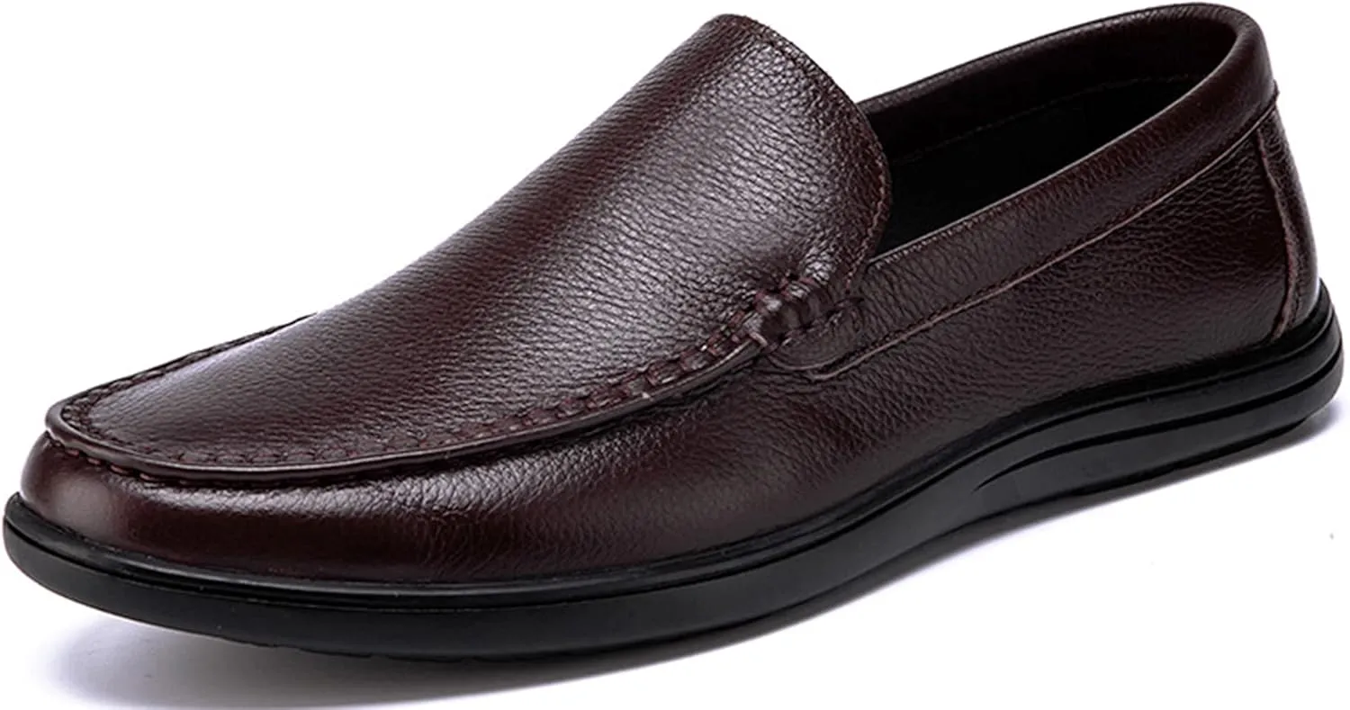 Minishion Driving Shoes for Men Fashion Business Dress Loafers 1667#