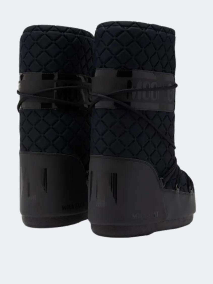 Moon Boot Icon Women Skiing After Ski Quilt Black