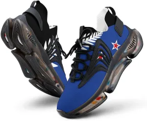 New Zealand New Flag Walking Shoes for Men Lightweight Tennis Fashion Elastic Sports Shoes Cushion Basketball Shoes