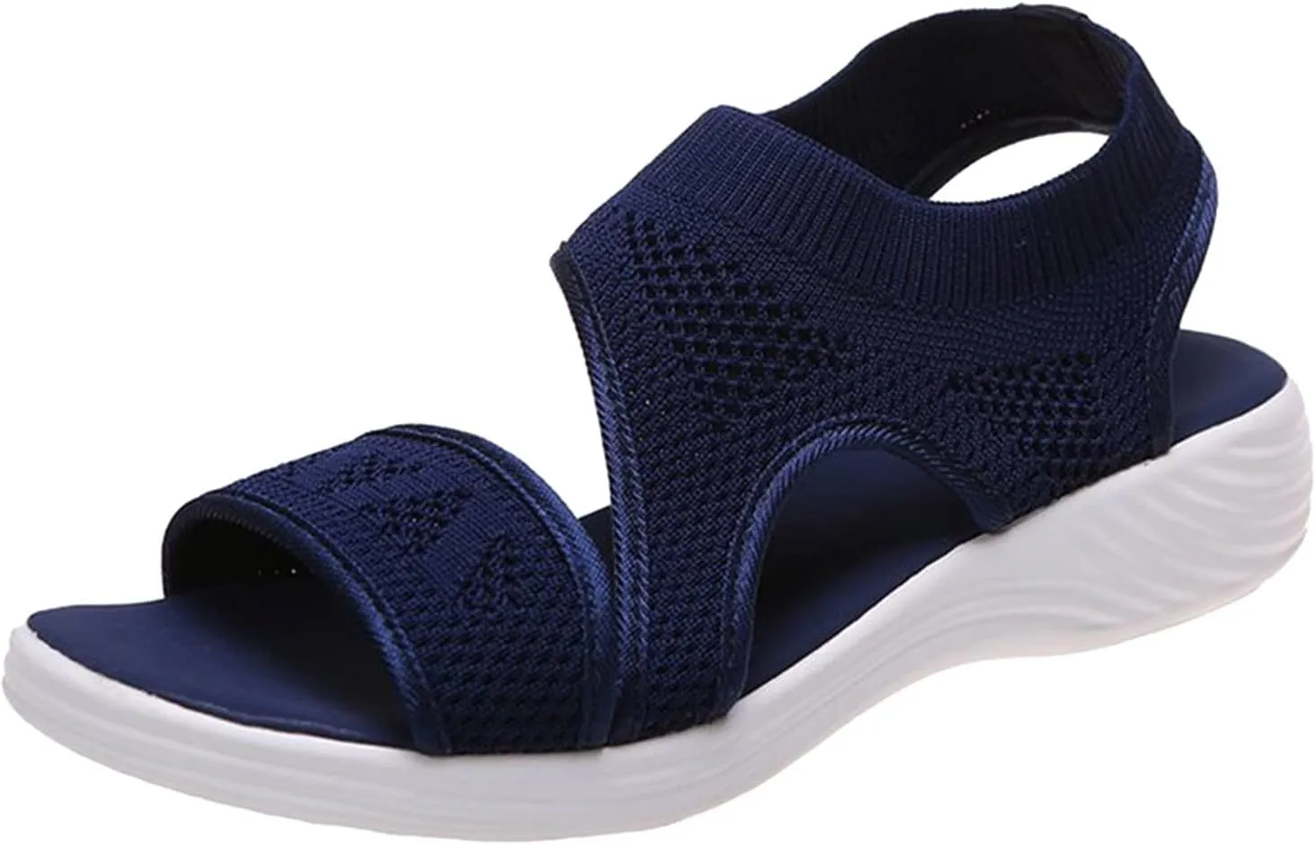 Orthopedic Sandals for Women Summer Walking Sandals Arch Support Ankle Strap Sandals Comfortable Casual Wedge Shoes