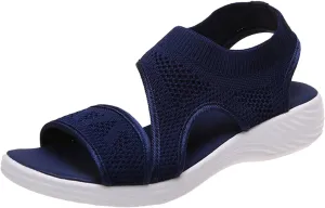 Orthopedic Sandals for Women Summer Walking Sandals Arch Support Ankle Strap Sandals Comfortable Casual Wedge Shoes