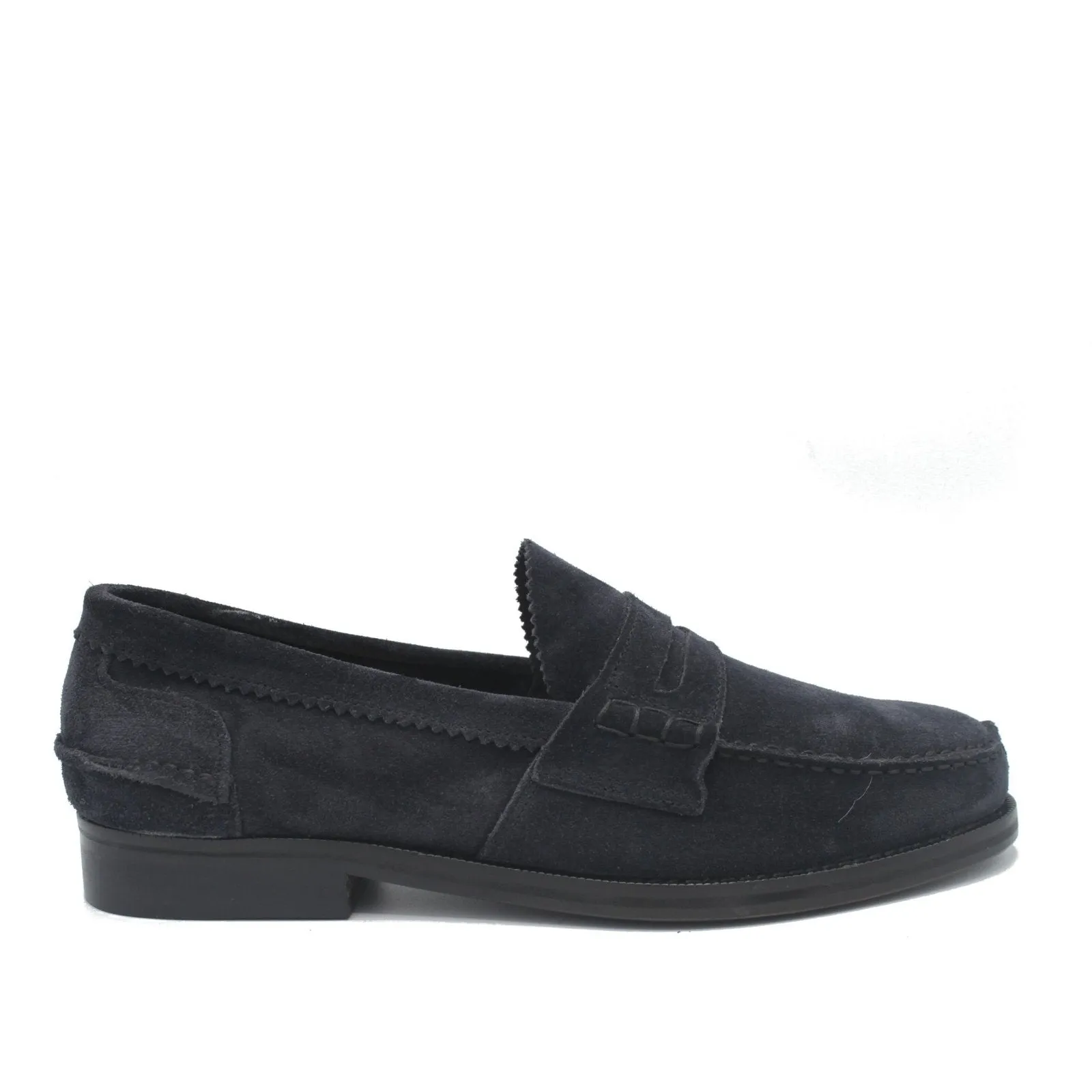 PENNY LOAFER NAVY SUEDE