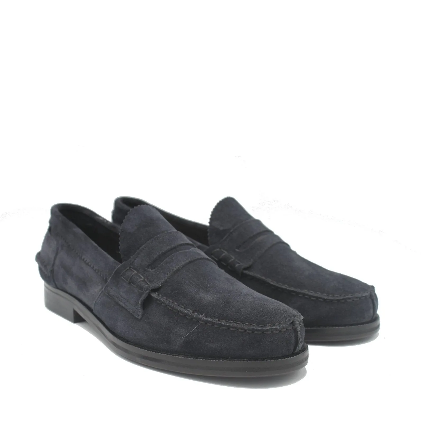 PENNY LOAFER NAVY SUEDE