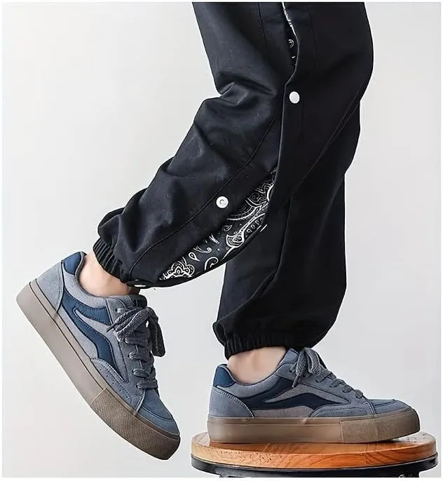 Retro Sports-Style Men's Skate Shoes, Suitable for All Seasons and Versatile for Casual and Daily wear.
