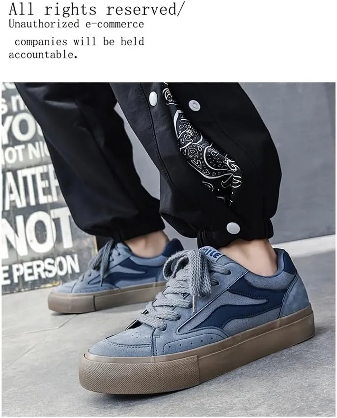 Retro Sports-Style Men's Skate Shoes, Suitable for All Seasons and Versatile for Casual and Daily wear.