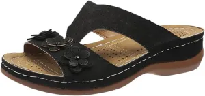 Sandals Women Comfortable Dressy Wedge Sandals Orthopedic Slippers Arch Support Flip Flops Summer Walking Orthotic Slides