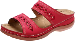 Sandals Women Dressy Summer Flat Island Cute Casual Beach Shoes Orthopedic Slippers Slip On Orthotic Flip Flops 2025