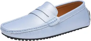Santimon Men's Classic Penny Loafer Driving Moccasins Multicolor Shoes