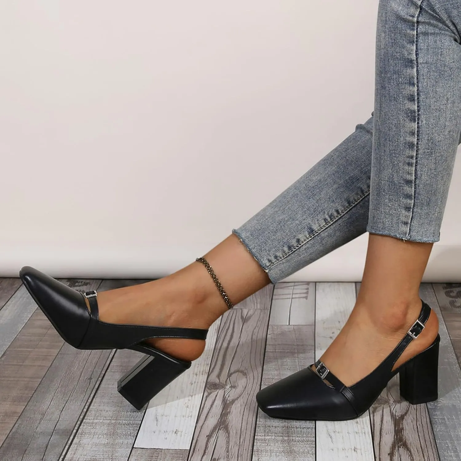 Sexy Casual Dress Shoes Square Toe Open Toe Sandals for Women New Spring and Summer Fairy with Skirts Single Shoes with