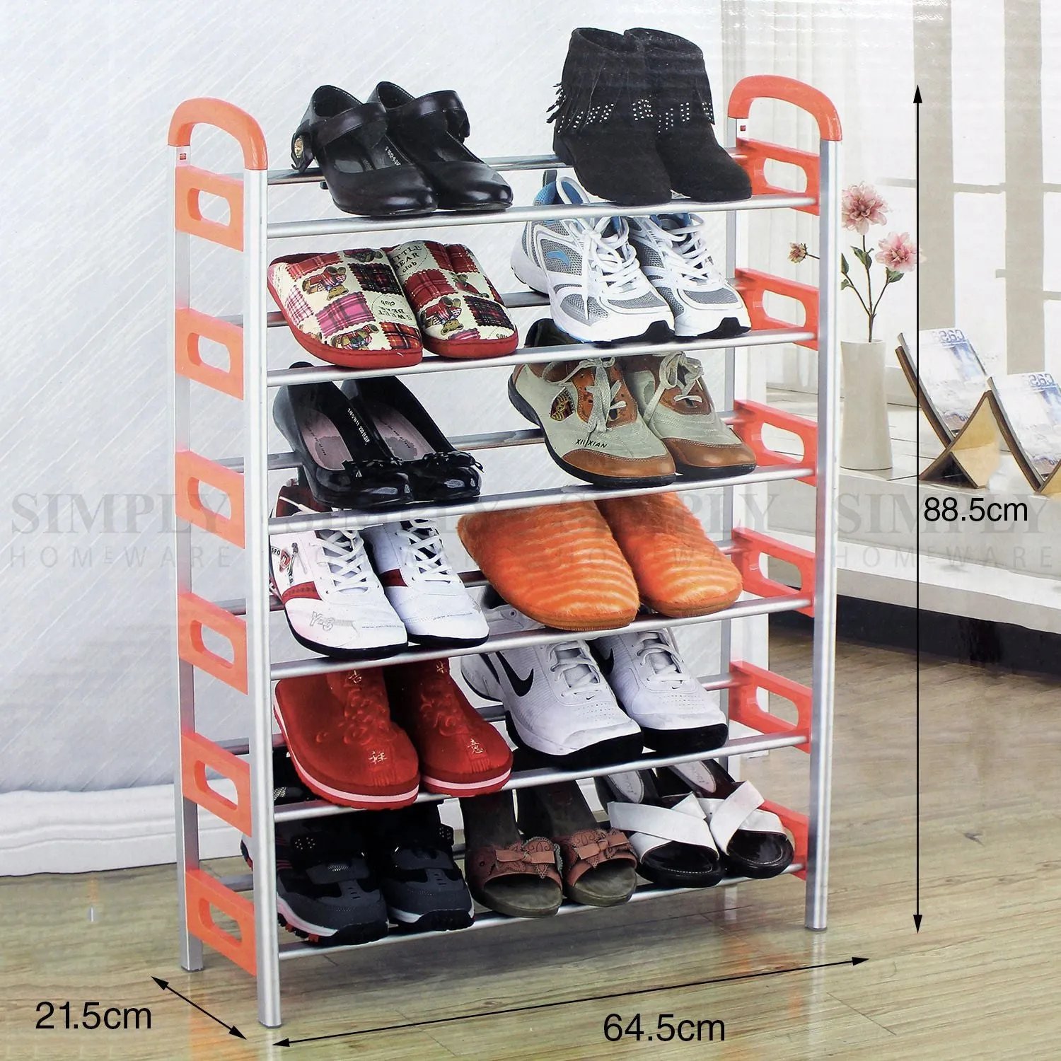 Shoe Rack Shelf Storage Stand Small Large 4 5 6 Tier Aluminium Organiser Metal