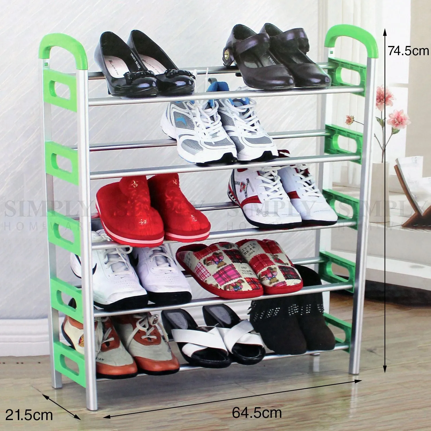 Shoe Rack Shelf Storage Stand Small Large 4 5 6 Tier Aluminium Organiser Metal