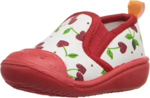 SkidDERS Cherry Hearts Canvas Shoes Sneaker (Toddler)