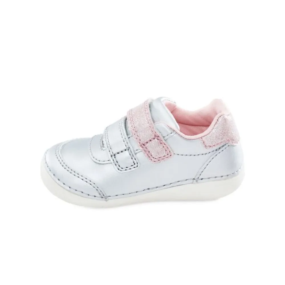 Stride Rite Kennedy | Silver Toddler Sneakers