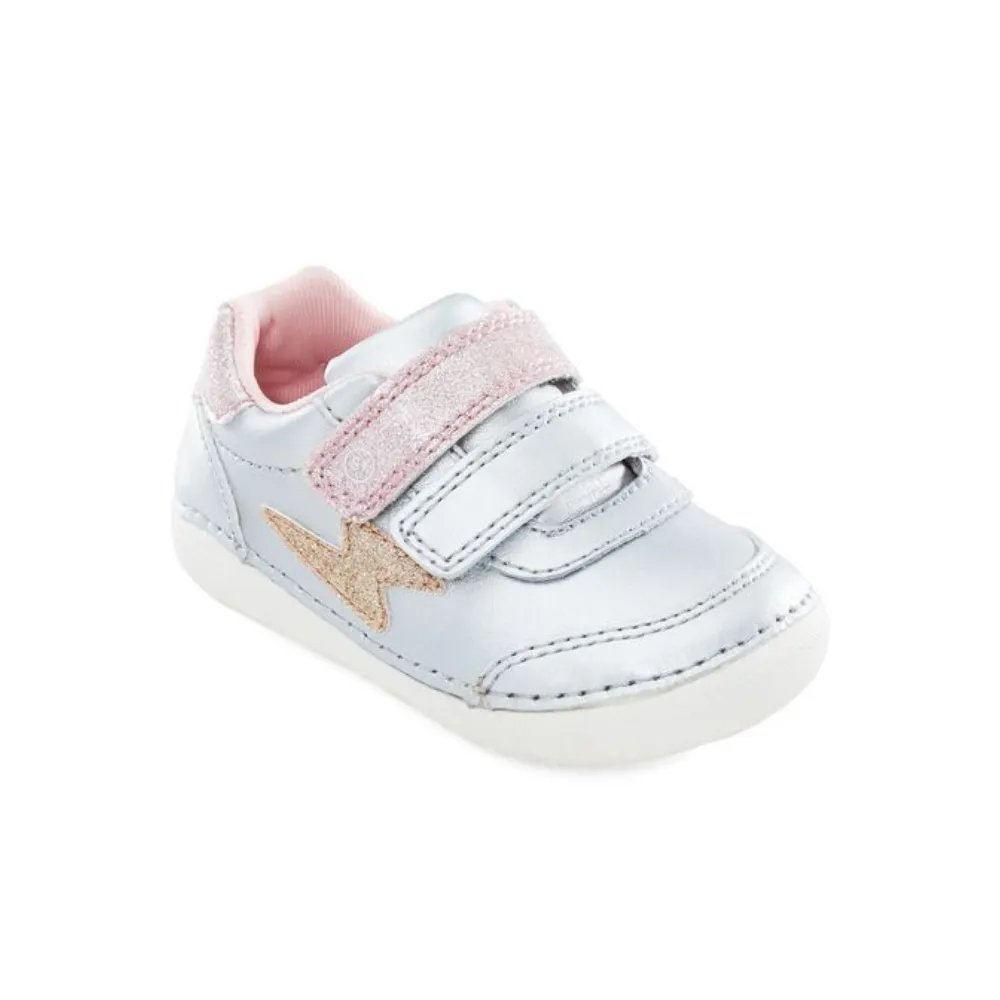 Stride Rite Kennedy | Silver Toddler Sneakers