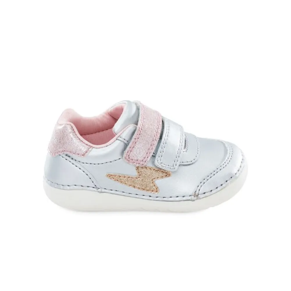 Stride Rite Kennedy | Silver Toddler Sneakers