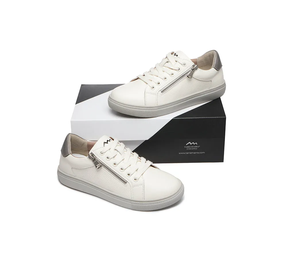 TARRAMARRA® Leather White Sneakers Women Chloe