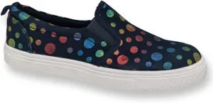 Unisex -Child Canvas Sneakers for Girls Youth 2 Navy Multi