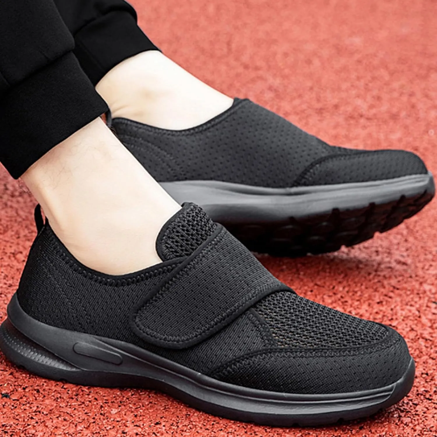 Walking Shoes Women Arch Support Slip on Barefoot Walking Shoes Adjustable Mary Jane Shoes Flats Casual Breathable Mesh Running Shoe Tennis Barefoot Shoe 2025
