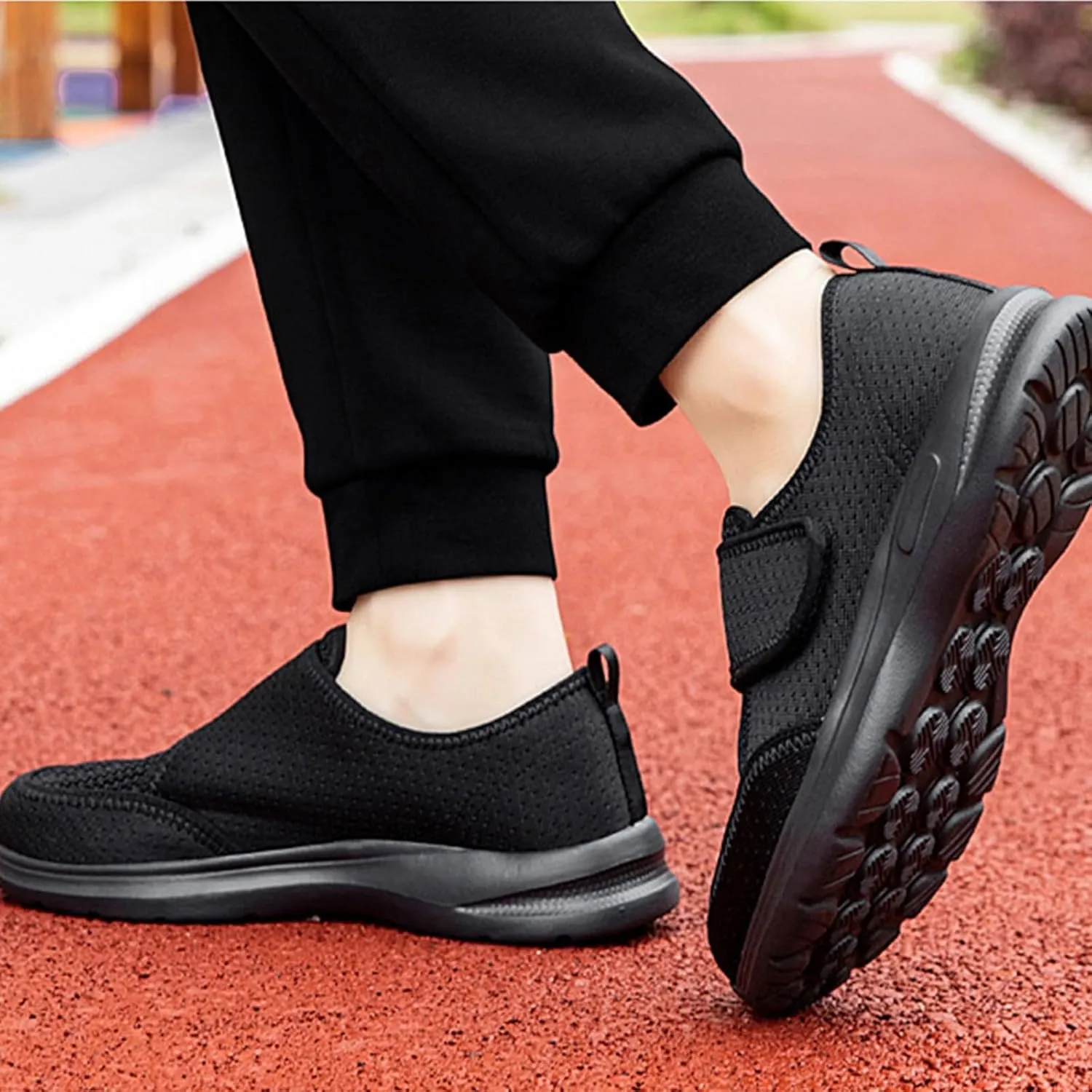 Walking Shoes Women Arch Support Slip on Barefoot Walking Shoes Adjustable Mary Jane Shoes Flats Casual Breathable Mesh Running Shoe Tennis Barefoot Shoe 2025