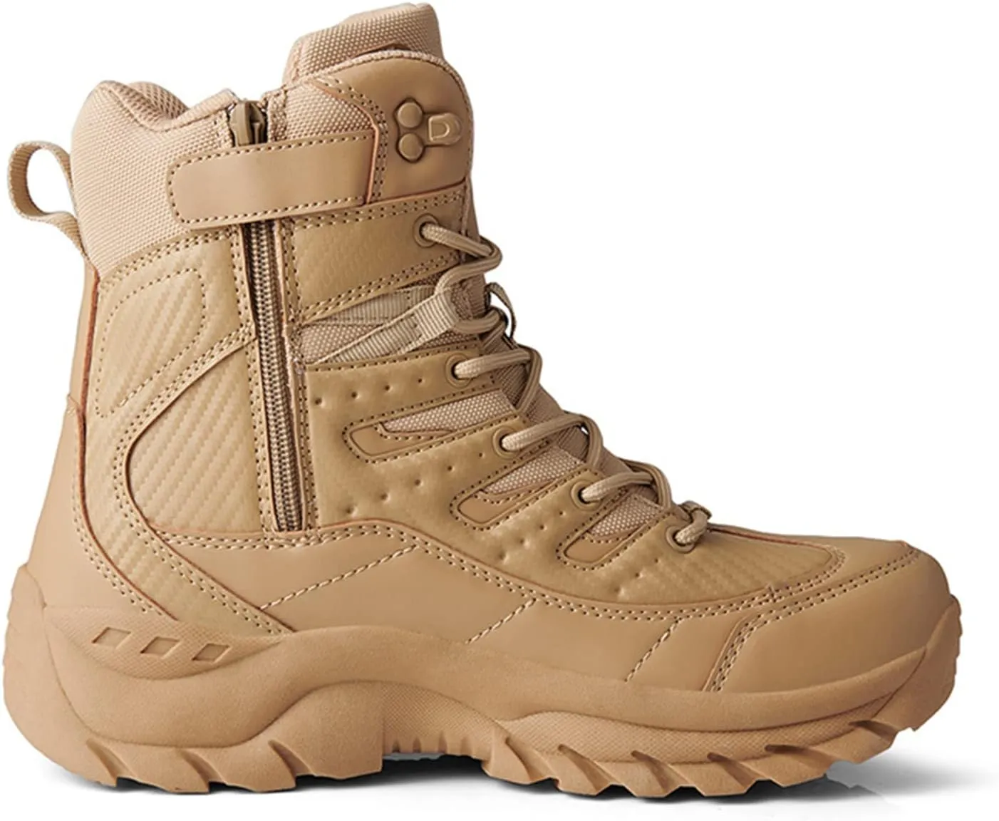 Waterproof Tactical Boot,Trekking Backpacking Boots,Military Tactical Work Boots,Outdoor Hiking Backpacking Boots,High Hiking Boots, for Men and Women,Sand,39