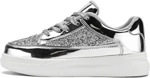 Women's Fashion Tablet Sports Skateboarding Shoes Lace up Tennis Shoes Comfortable Walking Sports Shoes