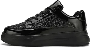 Women's Fashion Tablet Sports Skateboarding Shoes Lace up Tennis Shoes Comfortable Walking Sports Shoes