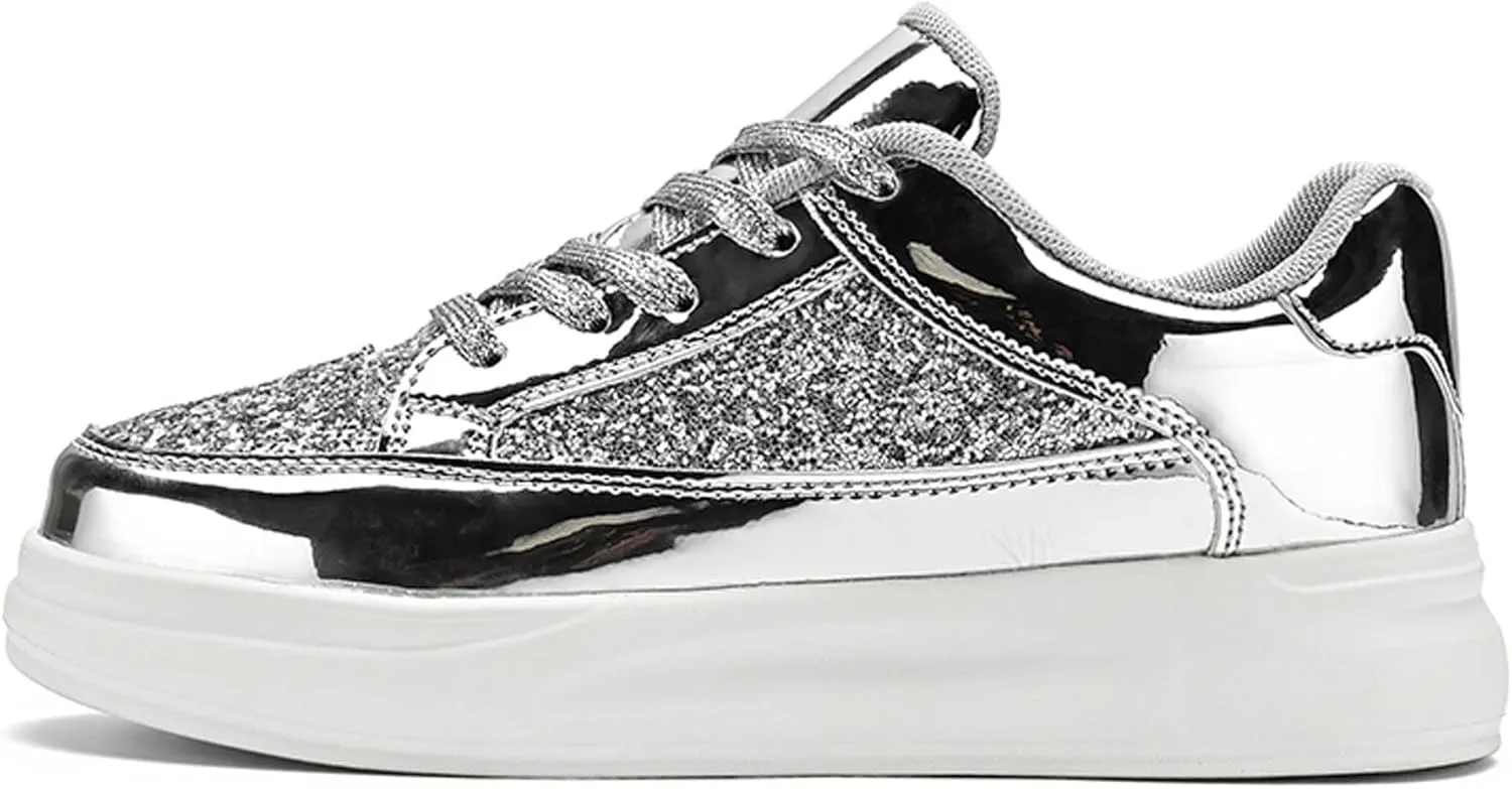Women's Fashion Tablet Sports Skateboarding Shoes Lace up Tennis Shoes Comfortable Walking Sports Shoes