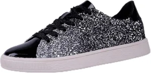 Women's Fashionable Colorful Sports Skateboard Shoes Anti Slip Shock-Absorbing Tennis Shoes Ultra Light Breathable Casual Walking Shoes