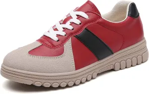Women's Five Colored Lace Up Low Cut Skateboard Shoes, Anti Slip, Wear-Resistant, Soft Sports Shoes, Fashionable Short Distance Running Shoes, Winter Breathable Casual Shoes