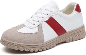 Women's Five Colored Lace Up Low Cut Skateboard Shoes, Anti Slip, Wear-Resistant, Soft Sports Shoes, Fashionable Short Distance Running Shoes, Winter Breathable Casual Shoes