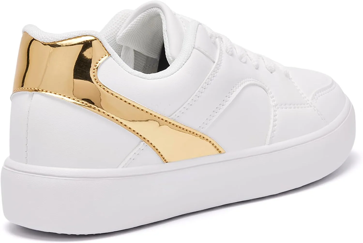 Women's Skateboard Shoes Fashion Casual Sneakers Low Top Lightweight Comfortable Lace-Up Leather Non Slip Shoe