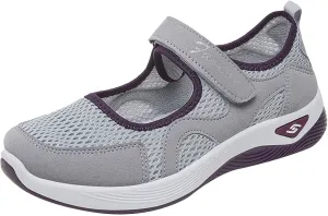 Womens Walking Shoes Walking Shoes Mesh Breathable Women's Woven Orthopedic Breathable Soft Shoes Womens Running