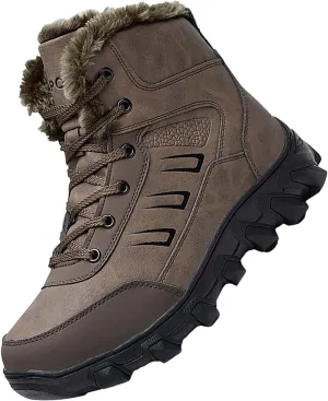 Work Boots for Men Soft Toe Hiking Sneakers Women's Slip On Warm Women's Working Shoes Insulated Non Slip Shoes Food Service Waterproof Hike Grounded Footwear