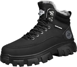 Work Boots for Men Waterproof Hiking Sneakers Ankle Booties Women's Safety Shoes Waterproof Winter Backpacking Snow Botas Warm Water Hike Grounded Footwear