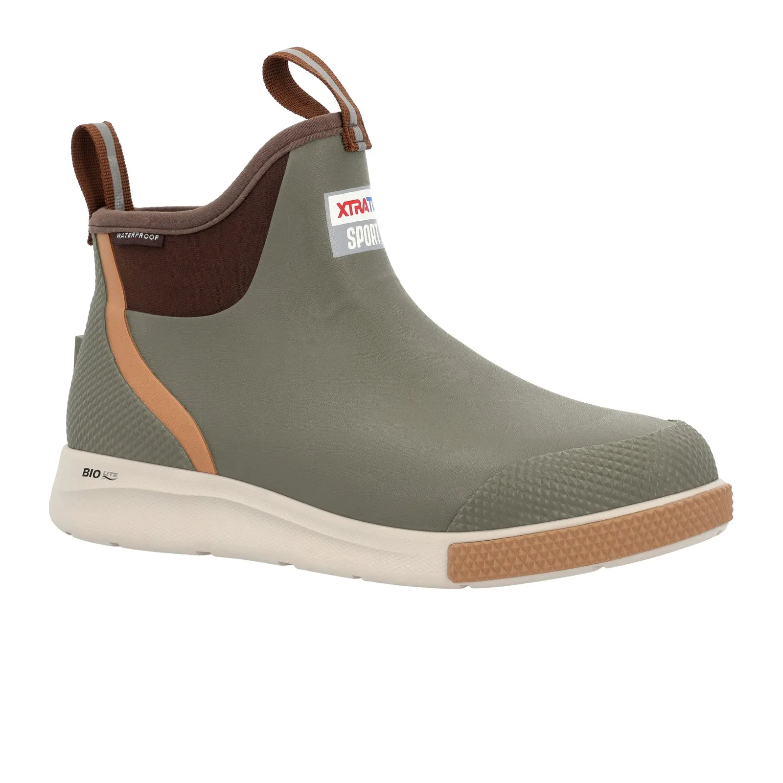 XtraTuf 6" Sport Ankle Deck Boot (Men) - Olive