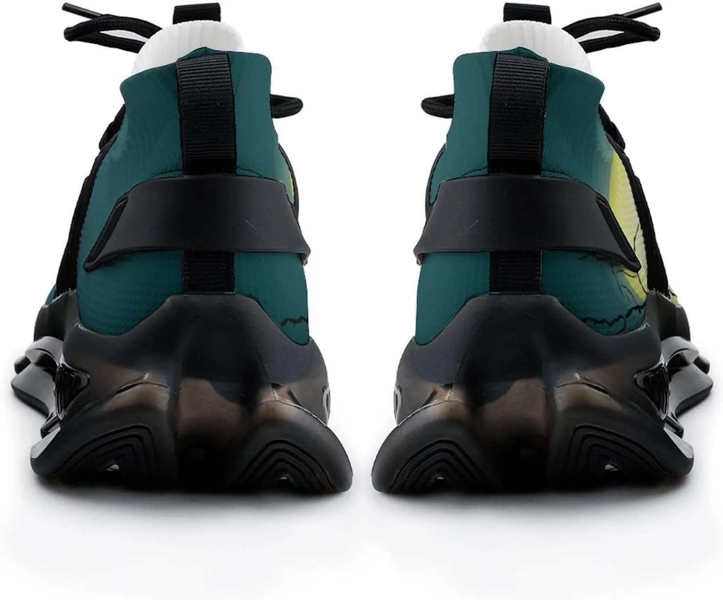 Zombie Hand Walking Shoes for Men Lightweight Tennis Fashion Elastic Sports Shoes Cushion Basketball Shoes